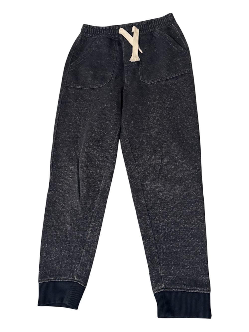 TOUGHSKINS Boys XL (8) Blue Drawstring Pants Joggers Cotton Blend Pockets